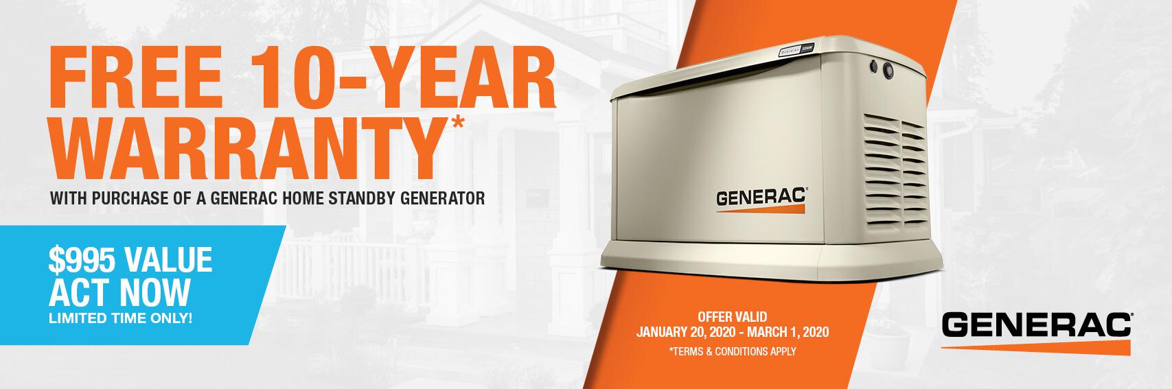 Homestandby Generator Deal | Warranty Offer | Generac Dealer | Hialeah, FL